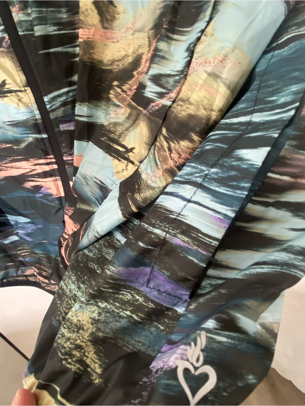 torrid Happy Camper Multi-Color Watercolor Jacket - Picture 3 of 7